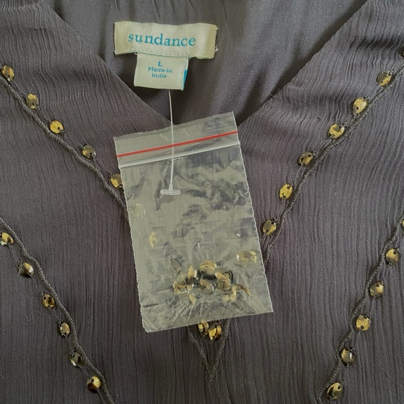 Sundance gauze dress with metallic beading - Picture 10 of 16